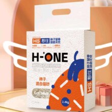 plus，需凑单：憨仕 子柿味豆腐混合猫砂 2.4kg*2包*6件