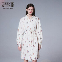20点：Teenie Weenie小熊连衣裙 女士衬衫式连衣裙