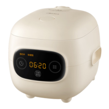 美的（Midea）大眼萌 智能电饭煲电饭锅1.2L迷你1-2人宿舍萌趣 黑晶内胆微压蒸煮米饭锅FB12X1-306E
