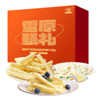 雪原 奶片牛奶条奶贝奶酥 内蒙古特产儿童零食大礼包 雪原甄选礼盒691g 691g/8种
