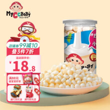 我D小蔡蔡（MyCcBaBy）蛋酥小小馒头奶香营养奶豆饼干宝宝馒头易吞咽儿童零食 牛奶味