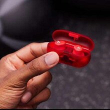 京东百亿补贴：beats Solo Buds 真无线蓝牙耳机 兼容苹果安卓系统 Jennie同款 晶透红
