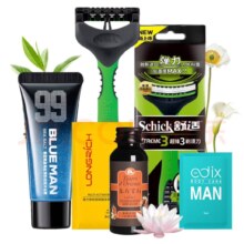 舒适（Schick）男士剃须清洁小美盒5件组合