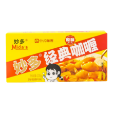 PLUS会员：mida's 妙多 咖喱块 100g/盒