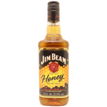 PLUS会员：金宾Jim Beam 蜂蜜味 美国调和型威士忌 32.5度700ml*2