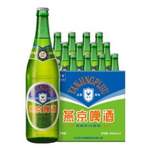 需首购、PLUS包邮：燕京啤酒 老燕京12度 整箱送货上门 640mL 12瓶