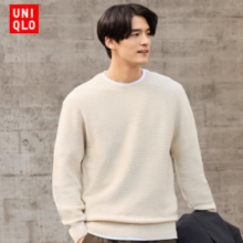 Uniqlo 优衣库 男装女装 3D圆领针织衫长袖 475296