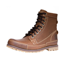 添柏岚（Timberland）马丁靴户外男鞋经典高帮鞋靴|15551W宽版 棕色 10