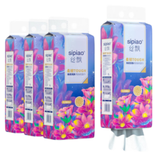 SIPIAO 丝飘 悬挂式抽取纸 4层加厚320抽*4提/箱 送挂钩