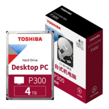 3.节，plus:东芝 4TB 台式机机械硬盘 128MB 5400RPM SATA接口 P300系列