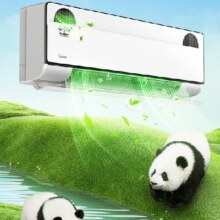 预售、PLUS会员：Midea 美的 空调 大1匹 熊猫新风 超一级能效  变频 空调挂机 KFR-26GW/N8PD1-1