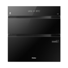 PLUS会员：Haier 海尔 小红花套系 150L三门四层大容量消毒 嵌入式 消毒柜 紫外线+光波巴氏纯物理EB150