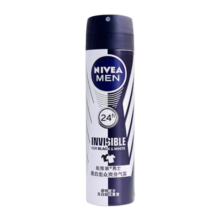 妮维雅（NIVEA）男士黑白出众爽身气雾 150ml（ 夏季  腋下抑汗 干爽）