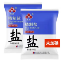 鲁晶 未加碘盐400g 2袋