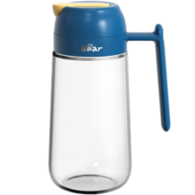 小熊伊万（BEAREWAN）油壶 调料瓶玻璃油瓶酱油瓶600ml 自动开合不挂油CX-W0037-S02