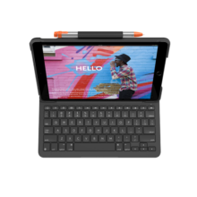 罗技（Logitech）ik1055BK ipad蓝牙键盘保护套 10.2英寸平板电脑保护套 适用于iPad（第七/八/九代）