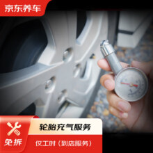 京东养车 轮胎充气 到店服务 有效期60天