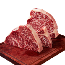 20点：真牛馆x京东plus 澳洲和牛MB45原切牛排1kg 谷饲牛肉健身赠料包