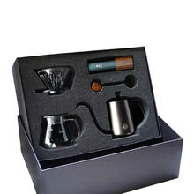 泰摩 栗子G1手冲咖啡壶套装 滤杯 鱼3壶 磨豆机礼盒手冲器具咖啡机