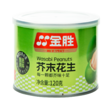 plus会员：金胜 芥末花生 120g/罐