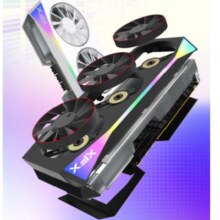 38节、新品预售：XFX 讯景 AMD RADEON RX 9070 XT OC 凤凰涅槃 16GB 全新电竞游戏设计智能学习台式电脑独立显卡