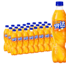 限南宁！Fanta 芬达 Coca-Cola 可口可乐 芬达橙味汽水500ml*24瓶