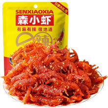 森吧 素小龙虾辣条麻辣特味205g童年回忆休闲零食甜辣湖南特产面筋