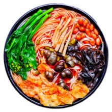 肖叔叔螺蛳粉柳州正宗螺狮粉广西特产螺丝粉330g*3袋方便速食米线