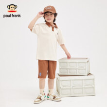 paul frank 大嘴猴 儿童套装polo衫短裤
