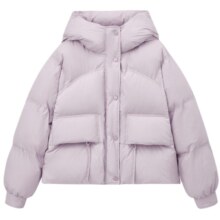 聚划算百亿补贴：雪中飞 2025春紫色羽绒服