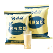 冰泉豆浆纯豆浆粉800g*2非转基因早餐冲调营养谷物早餐豆浆粉超值量贩 800克纯豆浆粉 800g*1袋