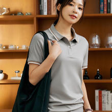 3件49元 GLM美式简约纯色polo衫男女款
