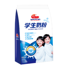 Plus会员、需试用：明一（wissun）学生青少年高钙营养牛奶粉含多维内含独立小袋 400g袋装