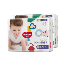 PLUS会员：好奇（Huggies）金装成长裤XXL74(15kg以上)加加大号婴儿尿不湿超薄拉拉裤