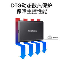 三星 SAMSUNG T7 USB 3.2 Gen 2 移动固态硬盘 Type-C 1TB 太空灰