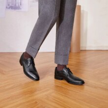 ECCO 【入会领1500-100】布洛克鞋商务通勤正装皮鞋男鞋 适途512754