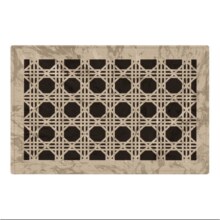 慢说  圈绒地垫可剪裁 棕菱橱窗60*90cm