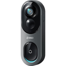 限地区、PLUS会员：360可视门铃6Pro 500万超清画质家用监控 智能门铃电子猫眼摄像头