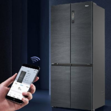 海尔 Haier 银河系列 BCD-513WGHTD19DYU1 风冷十字对开门冰箱 513L 银河灰
