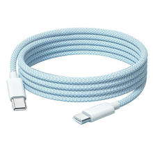 洛斯达 双Type-C 数据线 蓝色 60W 1.5m