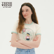 20点：Teenie Weenie小熊春夏季设计感修身短袖T恤