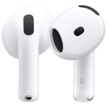限地区、PLUS会员：Apple/苹果 AirPods 4 搭配USB-C充电盒 苹果耳机 蓝牙耳机