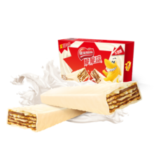 雀巢（Nestle）脆脆鲨威化饼干牛奶味24条446.4g 休闲零食 早餐下午茶代餐食品