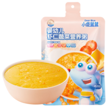 小鹿蓝蓝婴幼儿虾仁蔬菜营养粥120g 果蔬杂粮主食宝宝辅食粥
