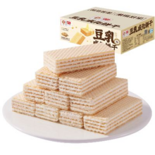 PLUS会员：盼盼 威化饼干 豆乳味 500g/箱