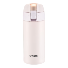 虎牌（TIGER）保温吸管杯男女水杯茶杯弹盖杯两用型MMT-B35C 350ml 奶油白PV 350ml