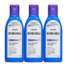 澳洲原装进口，SHEVEU 赛逸 紫瓶 控油去屑洗发水200mL*3瓶 会员赠刘海蓬松夹