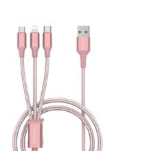 罗马仕 CB25A Type-C/Lightning/Micro-B 3.5A 数据线