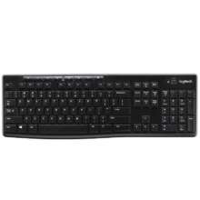 限地区、plus:罗技（Logitech）K270 键盘 无线键盘 办公键盘 优联 笔记本键盘 全尺寸 黑色