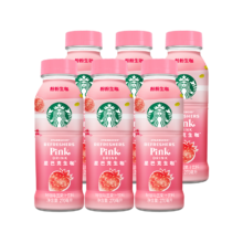 PLUS会员：（Starbucks）星巴克 生咖 粉粉生咖 270ml*6瓶